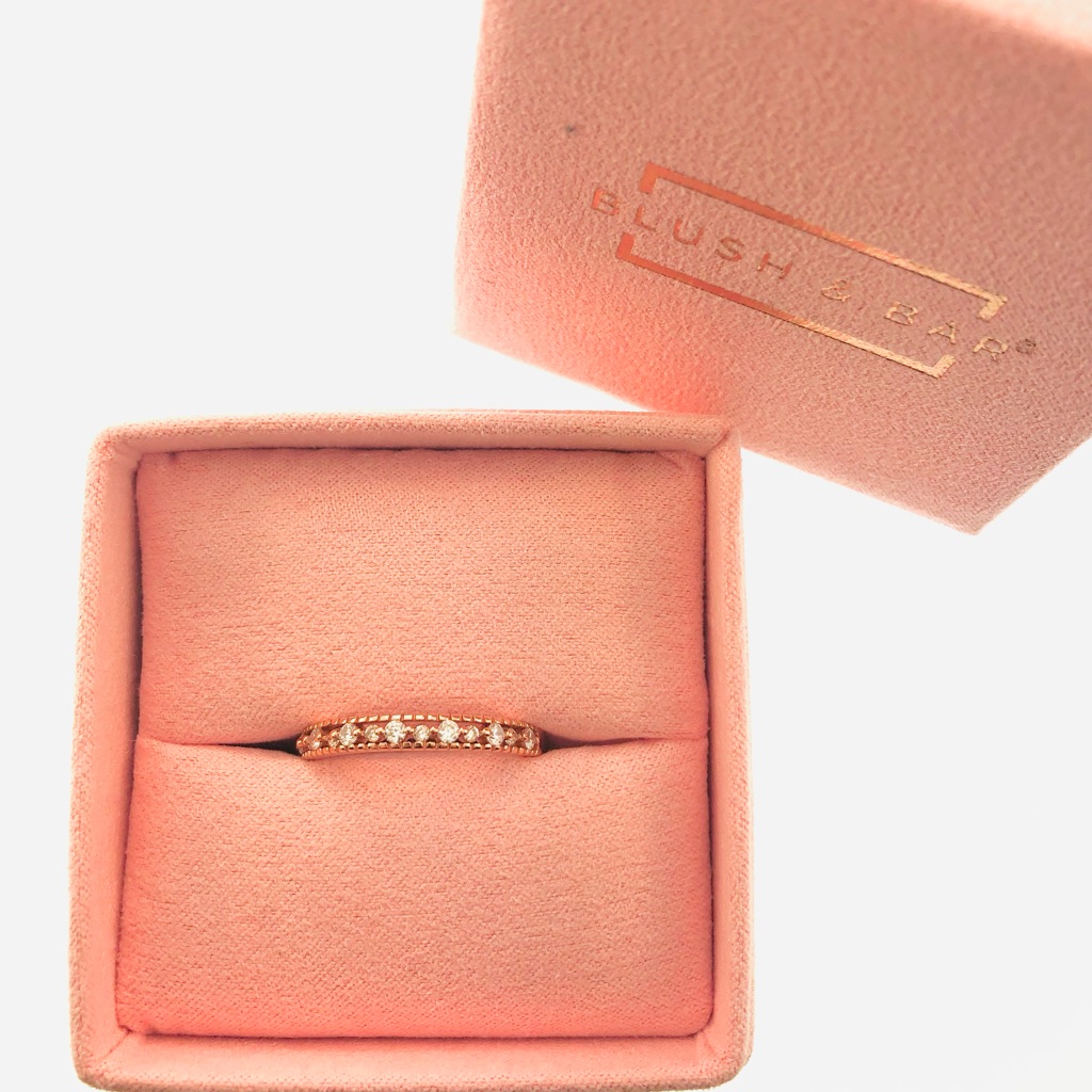 Women’s Blush & Bar Rose Gold Joyce Layered Stacker Ring